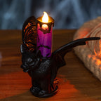 Halloween Decorative Candle Night Light, Halloween Decoration Prop, Candle Holder Ornament, LED Electronic Candle, Party Prop