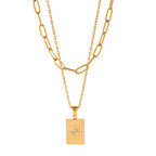 Gold Layered Chain Necklace — Dainty 16-18" for Every Outfit
