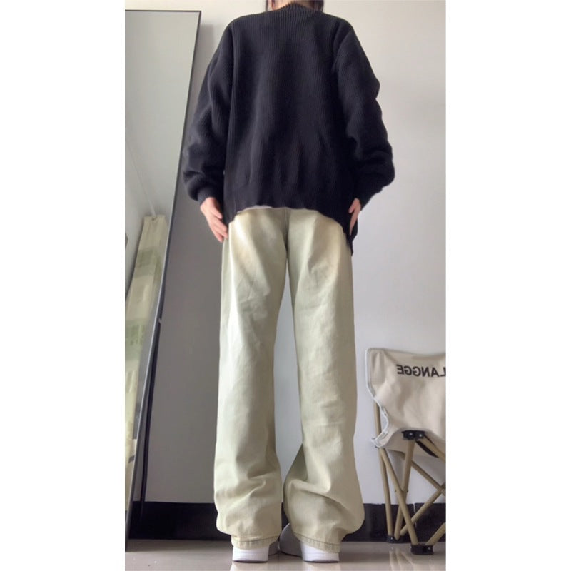 Black Jeans Men Oldschool Pants