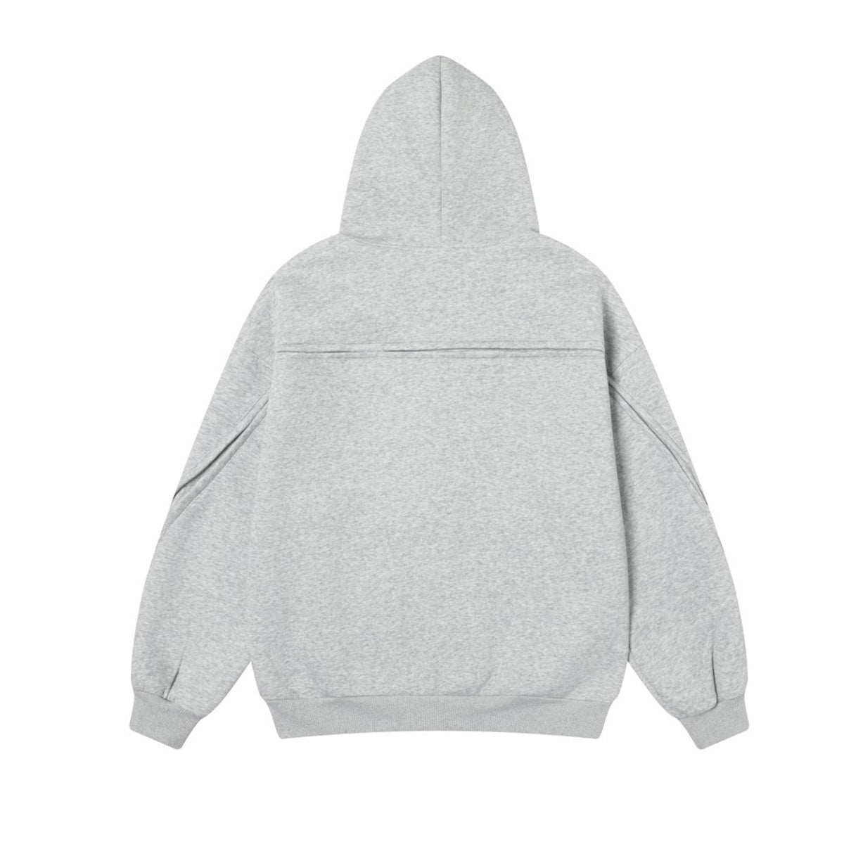 Splicing zipper hoodie for men