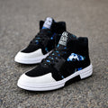 Camouflage High-Top Lace-Up Shoe