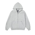 Splicing zipper hoodie for men
