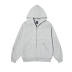 Splicing zipper hoodie for men