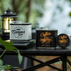 Coffee Bean Sealed Tin Outdoor Camping Tin Box Food Grade Packaging Storage Preservation Breathing Tin Can