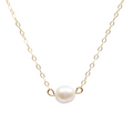 Simple Pearl Necklace