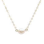 Simple Pearl Necklace