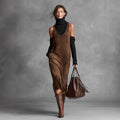 Sexy Off-Shoulder Fitted Dress for Party, Travel, Date, Casual Wear Office Outfit Long Dress