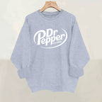 Round neck long sleeved sweatshirt