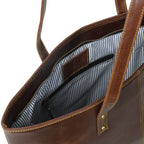 The Kim Tote Bag- Dark Brown