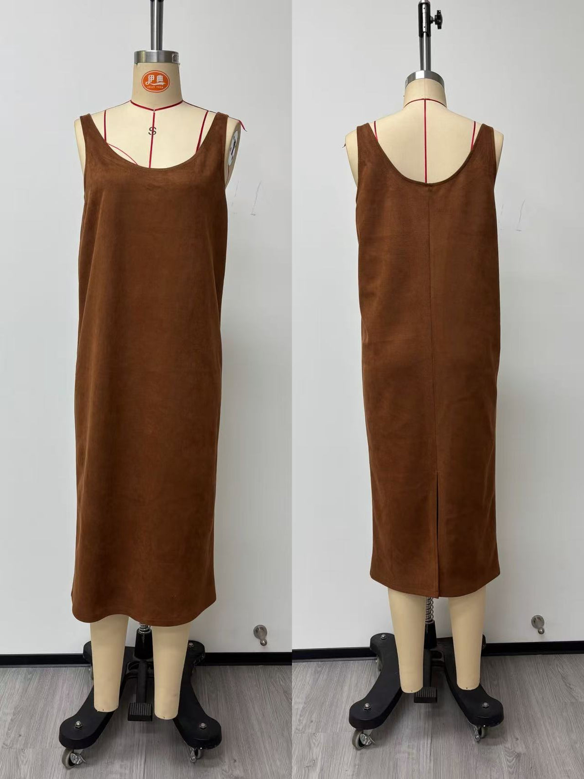 Sexy Off-Shoulder Fitted Dress - brown