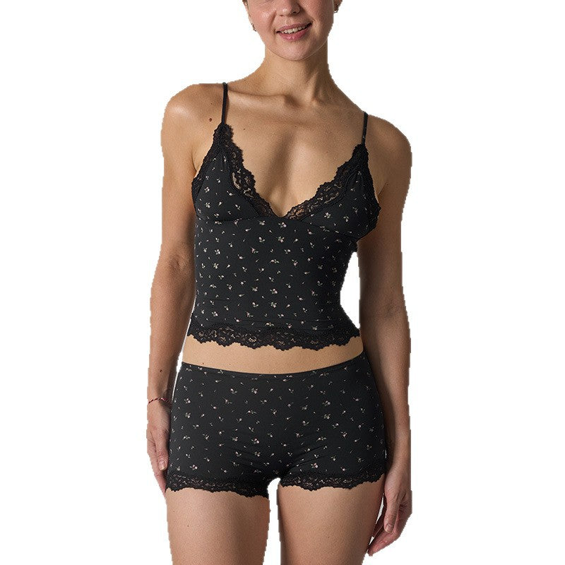 Lace Triangle Strap Bikini Panty Women
