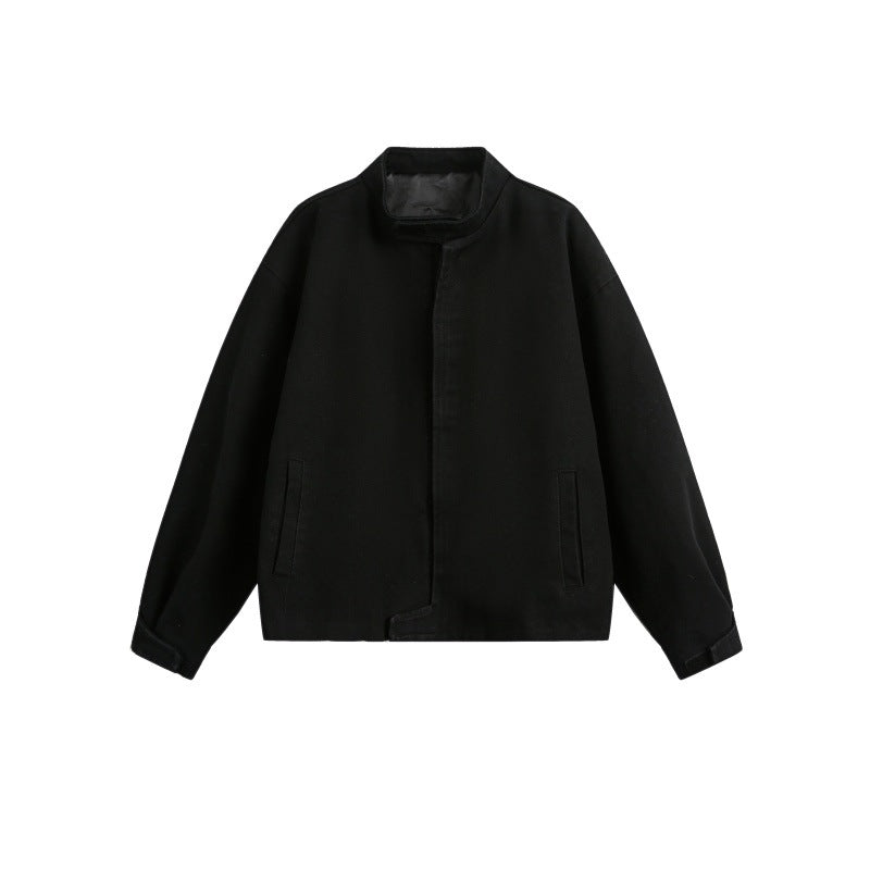 Old collar workwear jacket for men