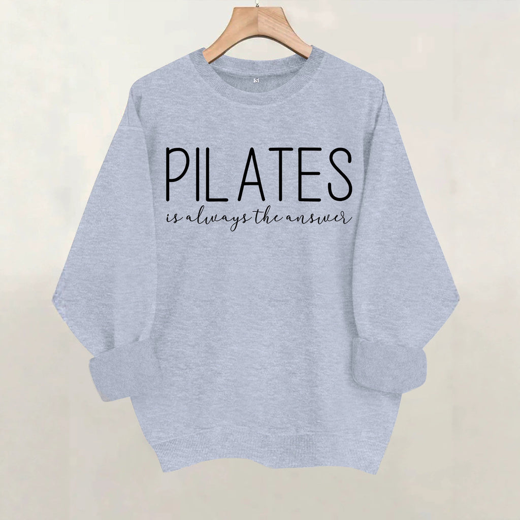 Printed round neck fleece hoodie