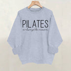 Printed round neck fleece hoodie