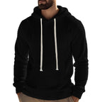 Mens Fleece Long-Sleeve Pullover Hoodie