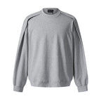 Round neck sweatshirt for men - gray
