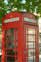 Phone Booth Necklace