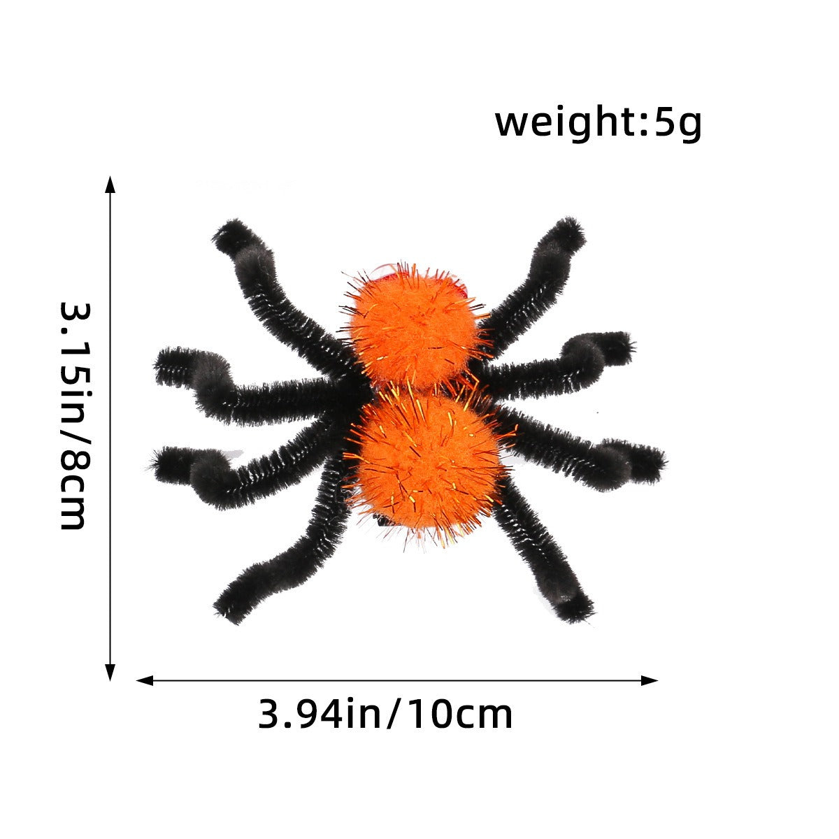 Halloween Spider Hair Clip Halloween Children's Adult Party Decoration Props Funny Spider Hair Clip Hair Accessories