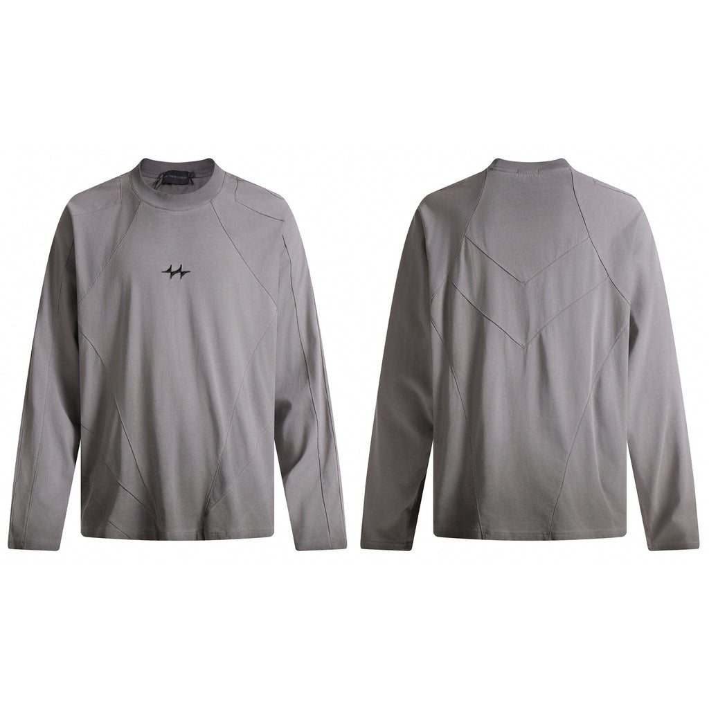 Splicing fringed hoodie for men