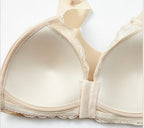 Front Buckle Lace Without Steel Ring Plus Size Bra Women Seamless Underwear Bra U-Shaped Back Nursing Bra