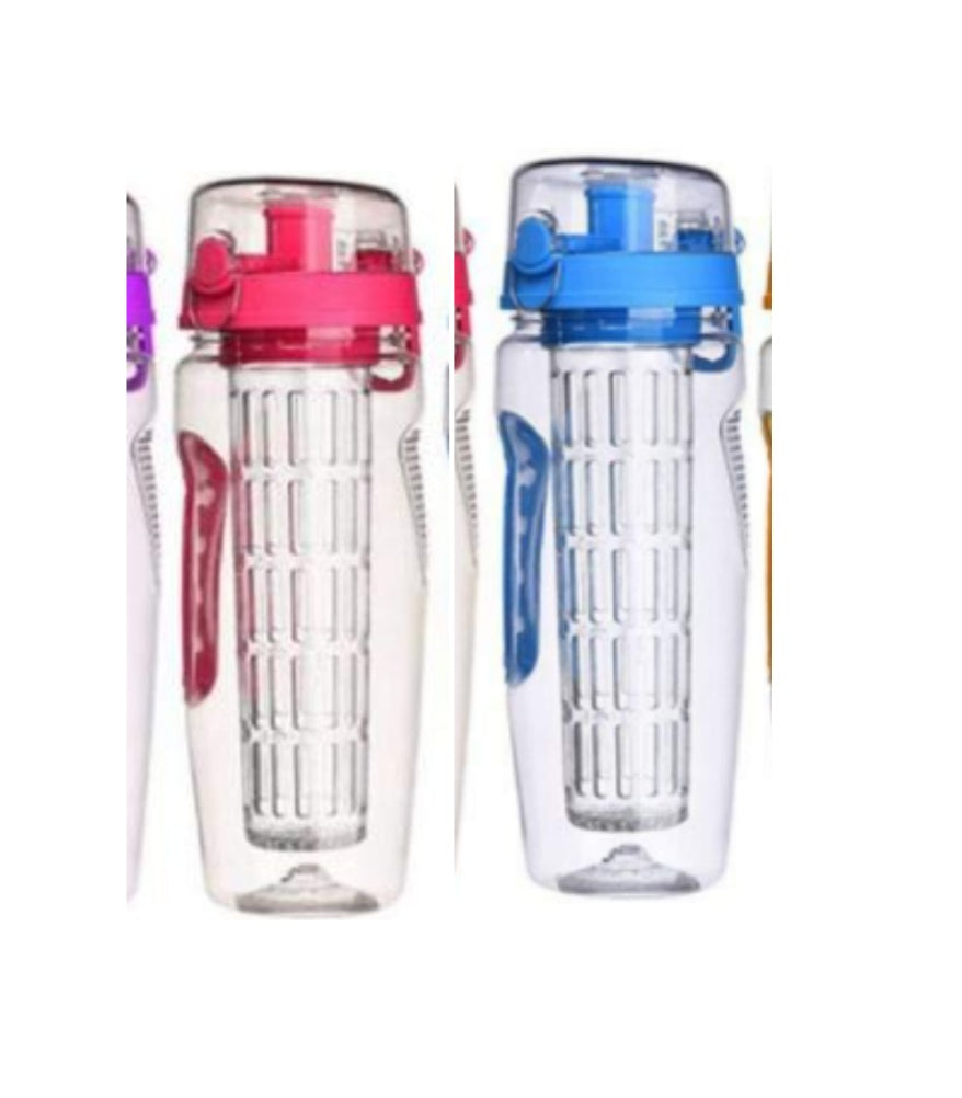 32Oz Fruit Infusing Infuser Water Bottle Water Fruit Bottle BPA Free Plastic Sport Fruit Infuser Water Bottles With Infuser Juice Shaker Drink Bottle Of Water