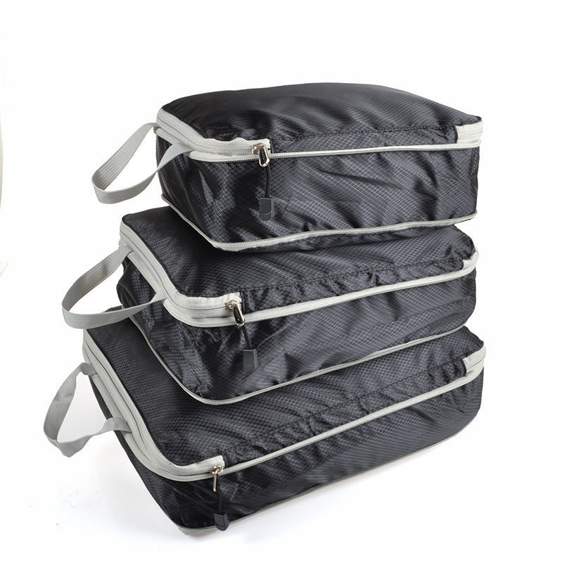 Travel compression packing cubes – ultralight, expandable, for luggage organization