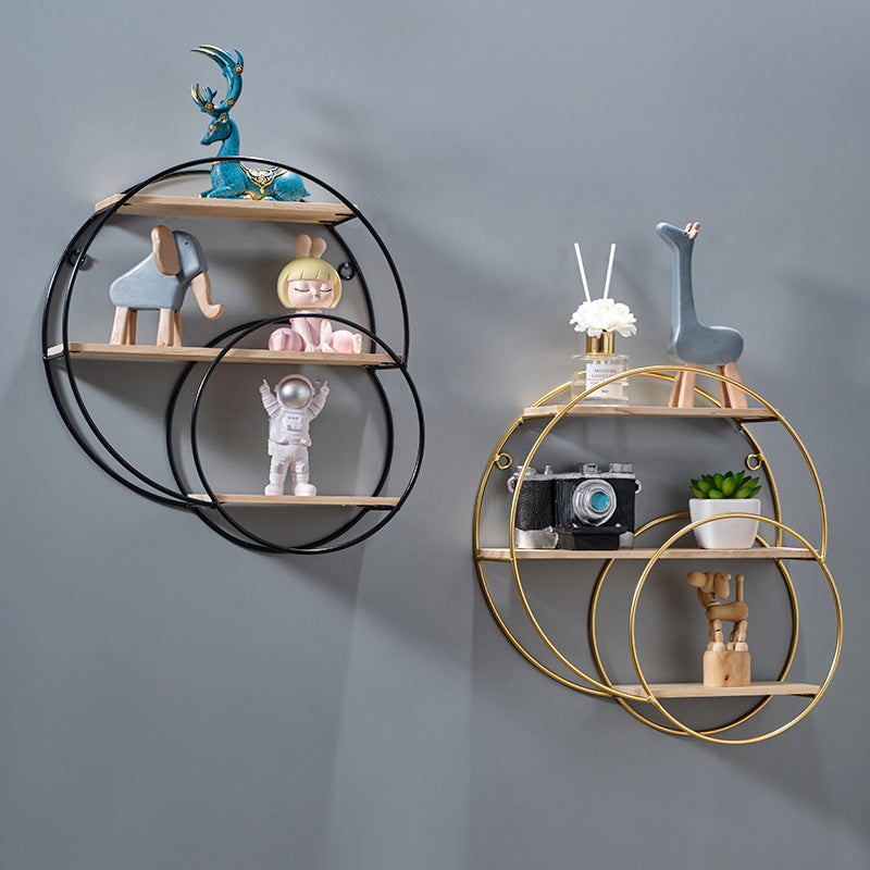 Restaurant Wall Decor Living Room Wall Storage Wall-mounted Shelving