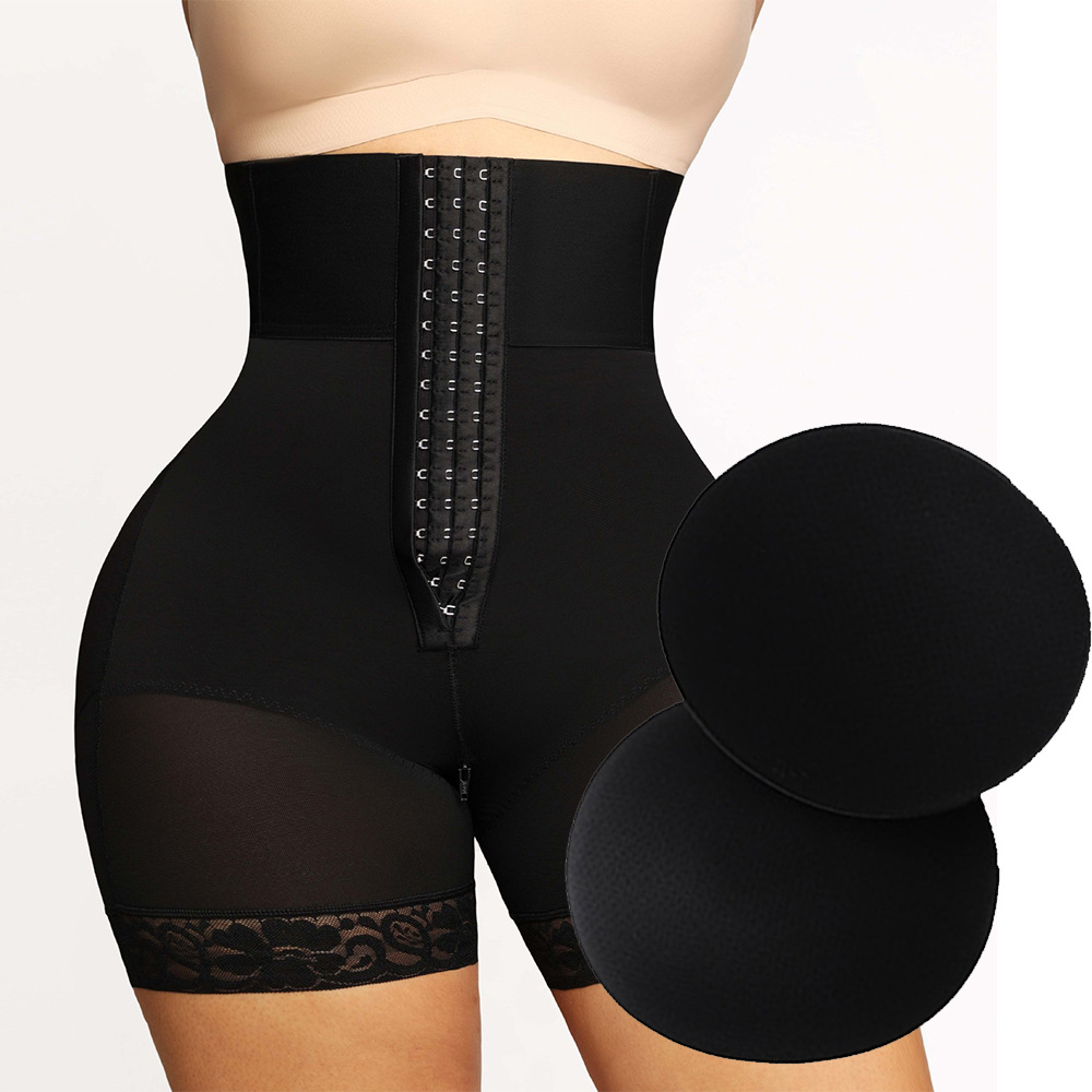 Padded Butt-Lifting Shaping Panty — High-Waisted Tummy Control