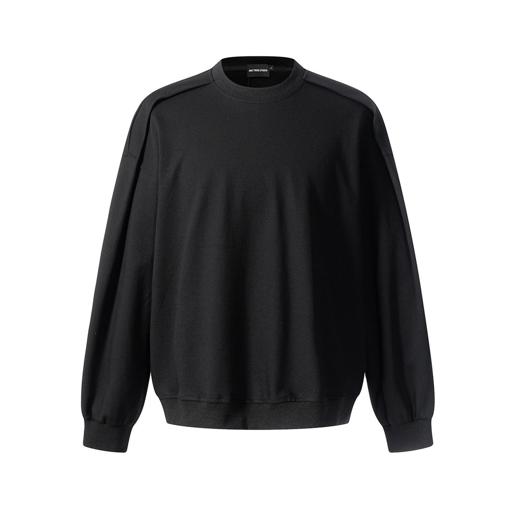Round neck sweatshirt for men