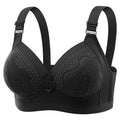Plus-size Lace-trimmed Wireless Push-up Bra For Women