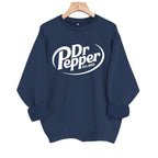 Round neck long sleeved sweatshirt