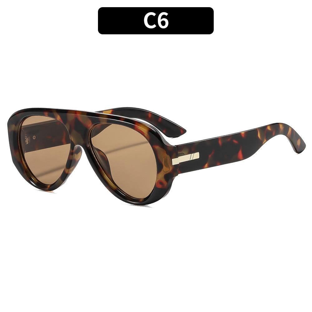 New Stylish Retro Oversized Aviator Sunglasses
