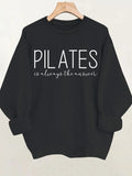 Printed round neck fleece hoodie