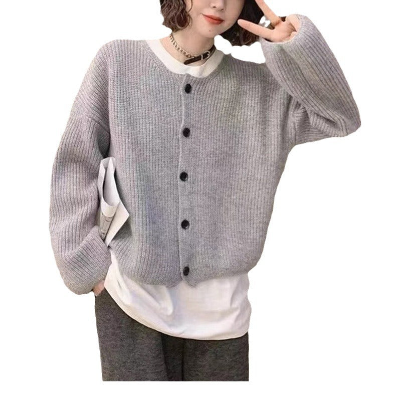 Chic Knit Cardigan Sweater for Women