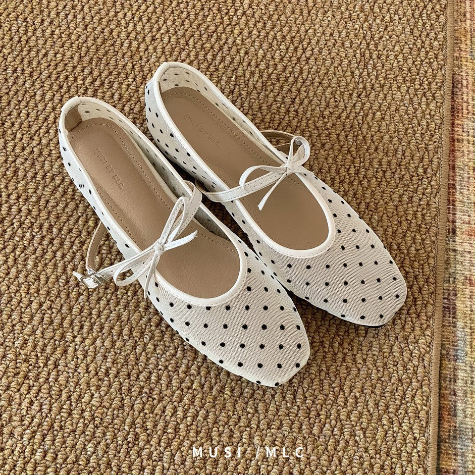 Mesh Breathable Ballet Flats For Women