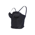 Women's Strappy Bra Beaded Bra Handmade Level Underwear