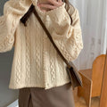 Milk Blue Sweater Lazy Cardigan Coat