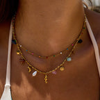 Elegant Titanium Steel Pearl Necklace, Minimalist Choker, Anti-Tarnish Jewelry for Women