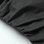 Leather collar with cotton jacket for men
