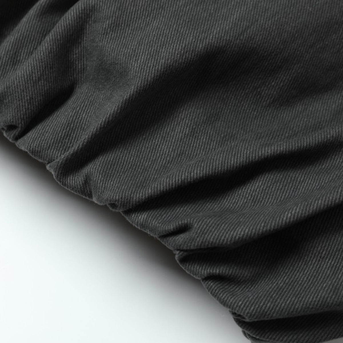 Leather collar with cotton jacket for men