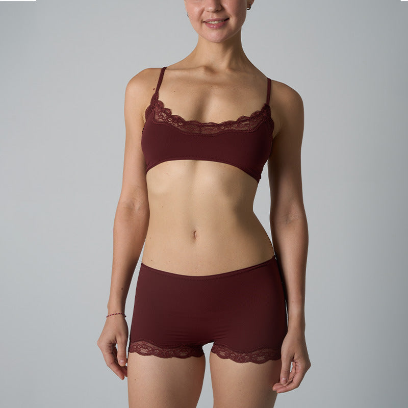 Lace Set Breathable Bra and Panty Women's Underwear