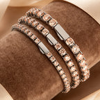 Men's Tennis Chain Bracelet - Stainless Steel Zircon | Bold Statement Style