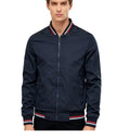 Baseball Collar Jacket Men - navy
