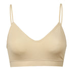 Elastic Gathering Bralette Push Up Bra Summer Anti-light Korean Style Wild Bra Tube Top Sexy No Rims Bra