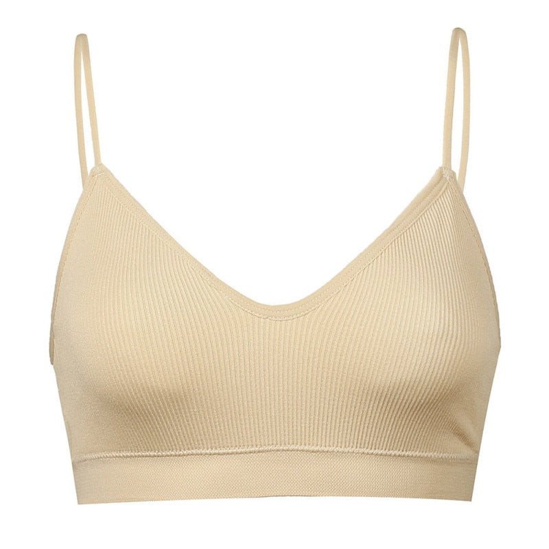 Elastic Gathering Bralette Push Up Bra Summer Anti-light Korean Style Wild Bra Tube Top Sexy No Rims Bra