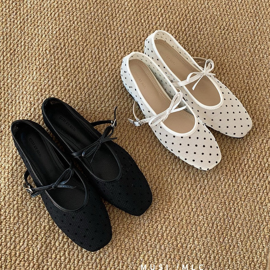 Mesh Breathable Ballet Flats For Women