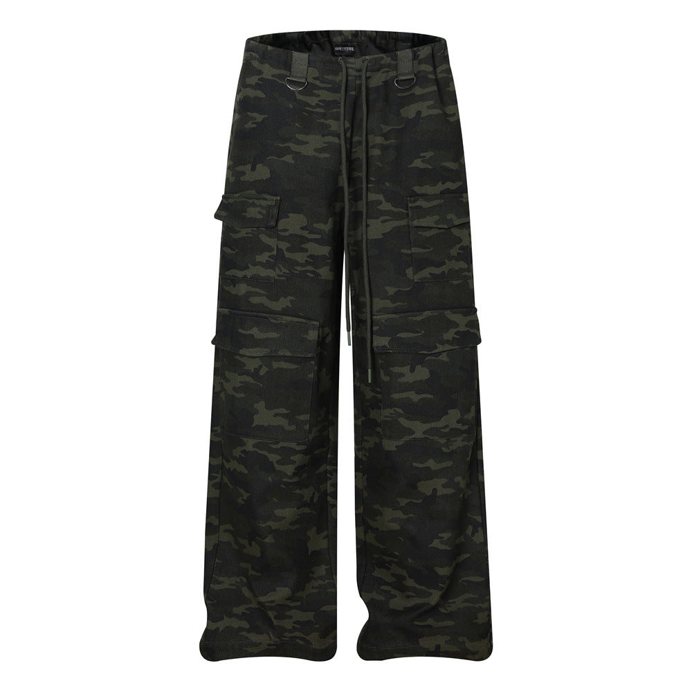 Camouflage workwear pants for men - Camouflage Green