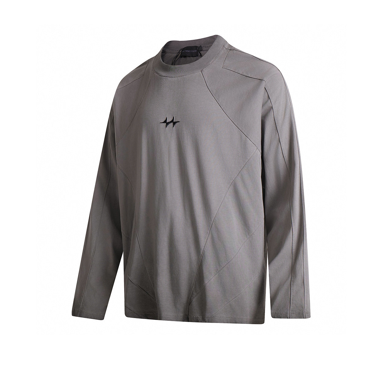 Splicing fringed hoodie for men