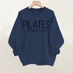 Printed round neck fleece hoodie