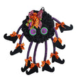 Halloween New Multi legged Spider Door Hanging Creative Fabric Decoration Wreath Halloween Party Decoration